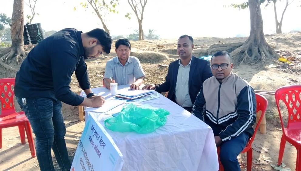 উত্তর সুরমা উপজেলার দাবিতে গণস্বাক্ষর কর্মসূচি